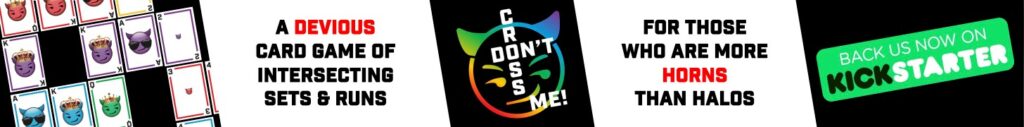 Back DON'T CROSS ME! on kickstarter today!
