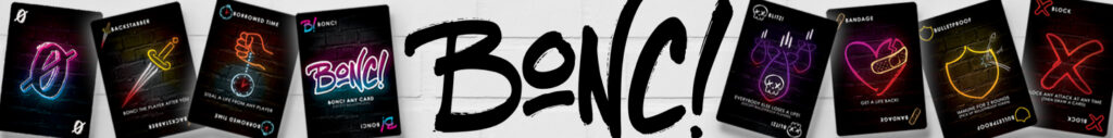 BONC! Card Game Banner