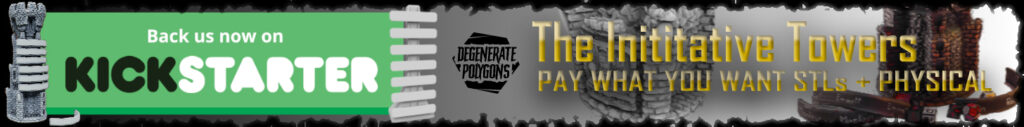 The Initiative Towers - Degenerate Polygons Kickstarter Campaign