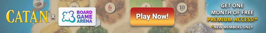 Get one free month of Board Game Arena Premium for new players and play CATAN by BGA