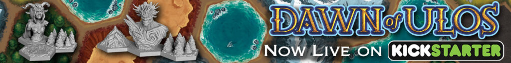 Dawn of Ulos - fantasy minis on map