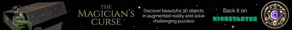 The Magician's Curse: Discover beautyful 3D objects in augmented reality and solve challenging puzzles!