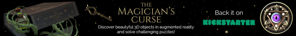 The Magician's Curse: Discover beautyful 3D objects in augmented reality and solve challenging puzzles!