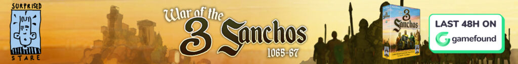 War of the 3 Sanchos advert