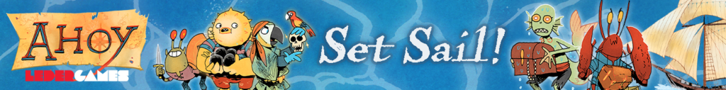 Set Sail with Ahoy, a board game form Leder Games