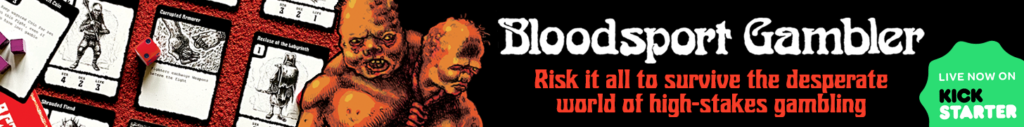 Bloodsport Gambler - Live now on Kickstarter! Risk it all to survive the desperate world of high-stakes gambling