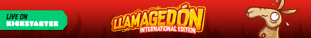 Back Now on Kickstarter Llamagedon International Edition with llama