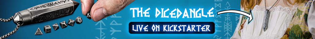 DiceDangle: The Talisman Dice Pendant. One Magical Pendant, Seven Mini Dice.
