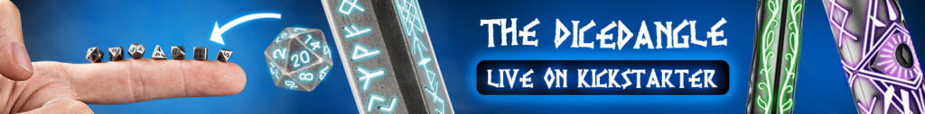 DiceDangle: The Talisman Dice Pendant. One Magical Pendant, Seven Mini Dice.