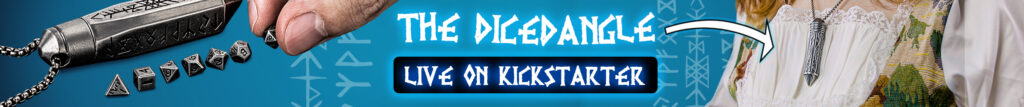 DiceDangle: The Talisman Dice Pendant. One Magical Pendant, Seven Mini Dice.