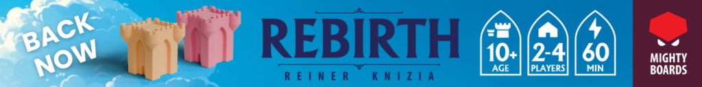 Rebirth Reiner Knizia now live on kickstarter