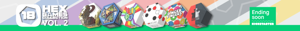 18 Hex Games Collection VOL.2 - Last days on Kickstarter