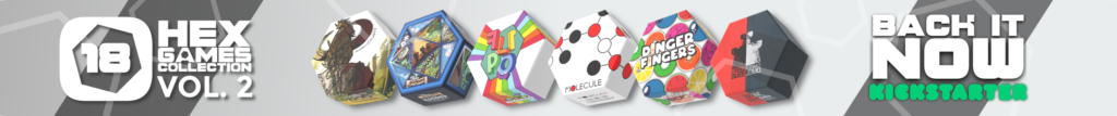 18 Hex Games Collection VOL.2 - Back it now on Kickstarter
