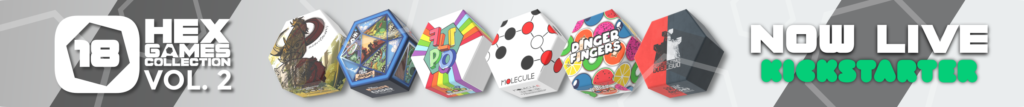 18 Hex Games Collection VOL.2 - Back it now on Kickstarter