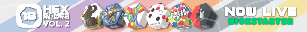 18 Hex Games Collection VOL.2 - Back it now on Kickstarter
