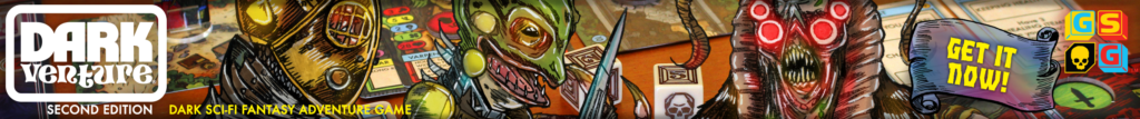 Order DARK VENTURE 2E and EXPANSIONS NOW!