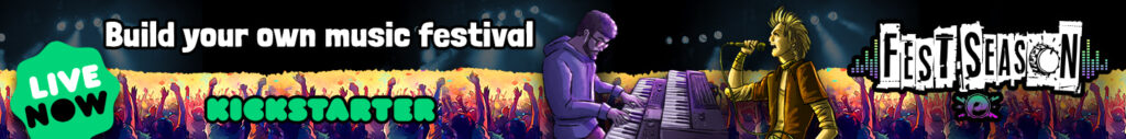 Fest Season Boardgame Tabletop Pianist Singer Graphic Kickstarter Live Now
