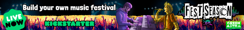 Fest Season Boardgame Tabletop Pianist Singer Graphic Kickstarter Live Now