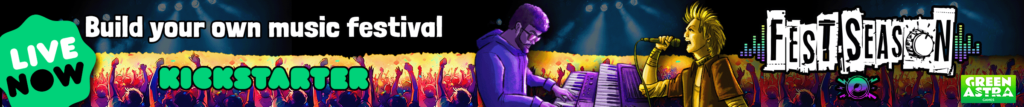 Fest Season Boardgame Tabletop Pianist Singer Graphic Kickstarter Live Now