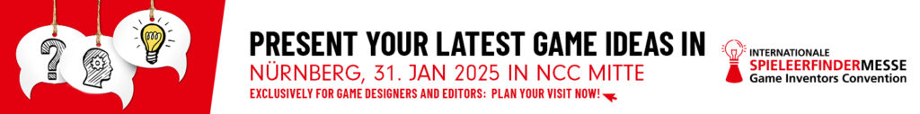 Join the Game Inventors’ Convention at Spielwarenmesse on 31 January 2025!