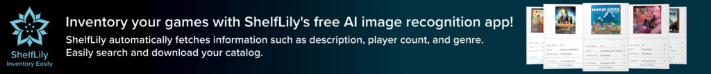 Quickly inventory your games with ShelfLIly's free AI image recognition app