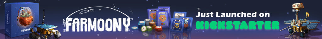 Farmoony – A competitive space farming board game, now live on Kickstarter! Build, strategize, and outgrow your rivals!