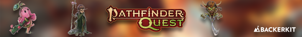 A banner for Pathfinder Quest on BackerKit