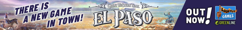 banner, showing off El Paso scenery, announcing release date April 2025
