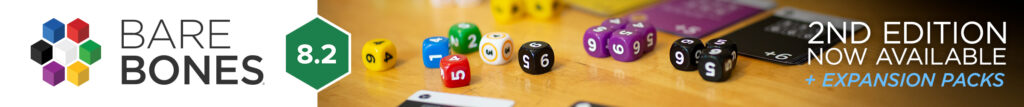 Bare Bones 2nd Edition Now Available | 8.2 rating on BGG