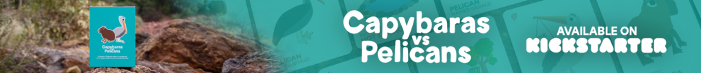 Capybaras vs Pelicans: Available on Kickstarter
