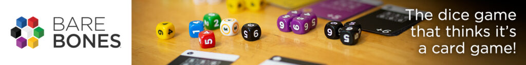 Bare Bones | The dice game that thinks it's a card game